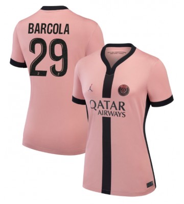 Paris Saint-Germain Bradley Barcola #29 Tercera Equipación Mujer 2024-25 Manga Corta